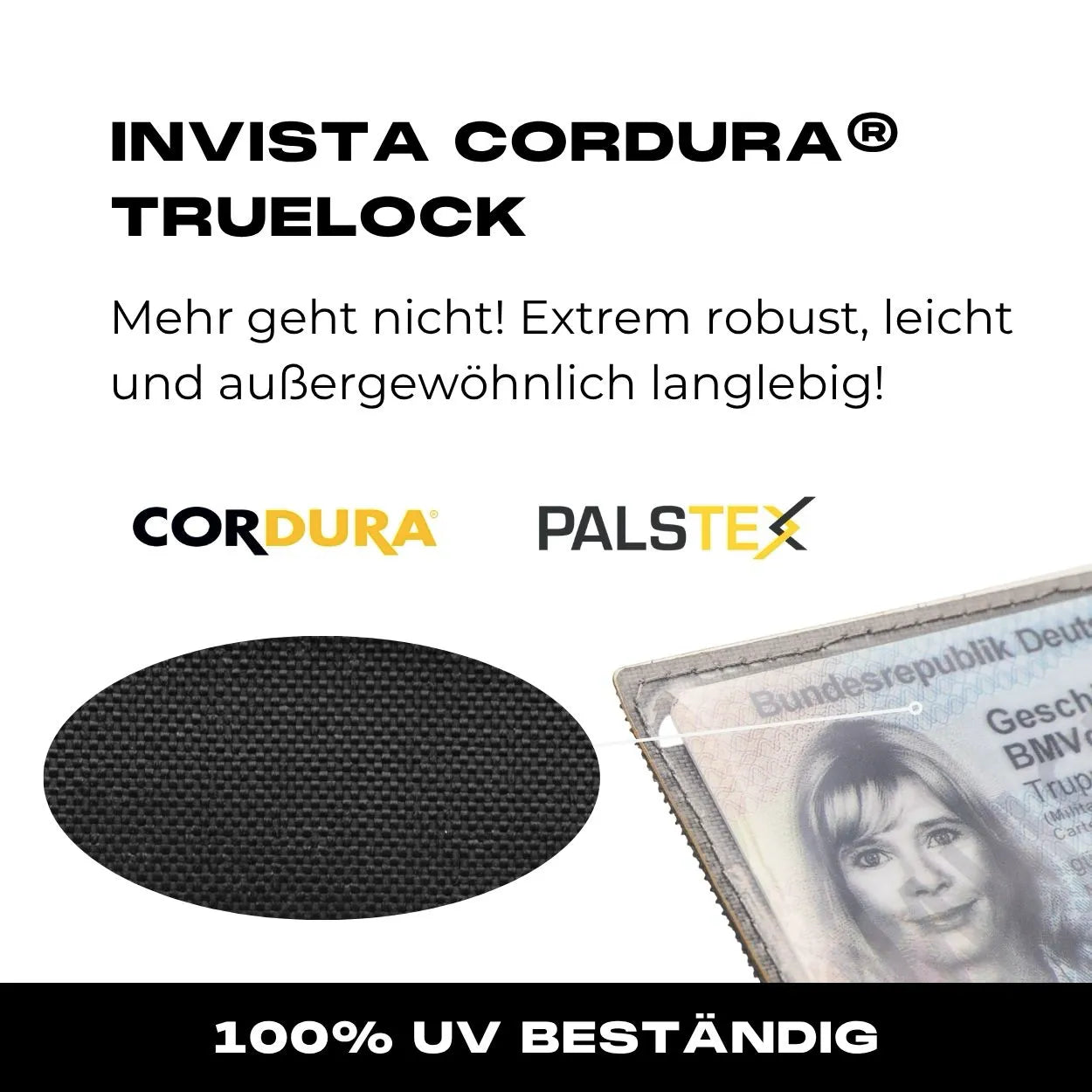 Ausweisfach mit Hakenklett in Wolfgrey