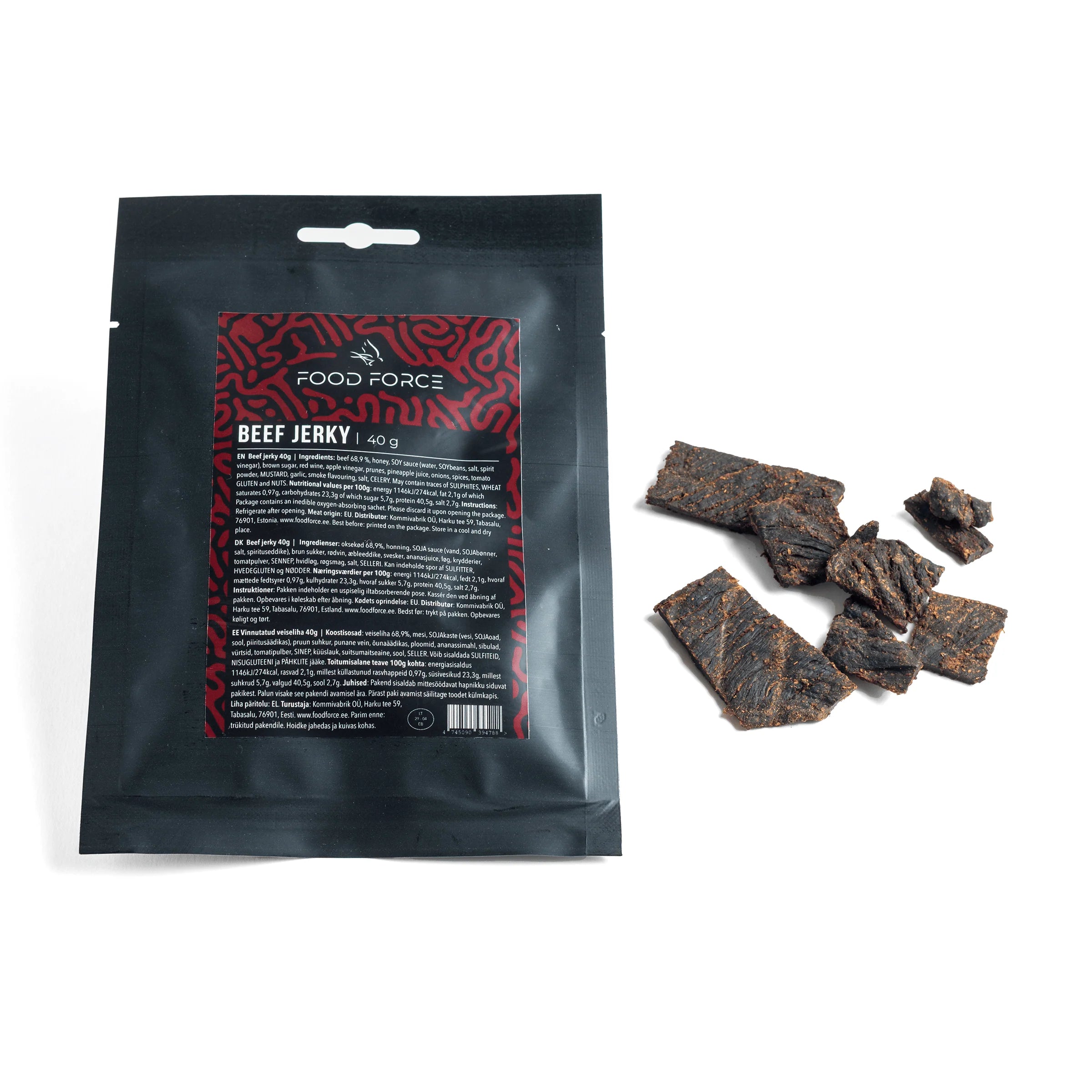 Rinder Beef Jerky 40g - 137 kcal