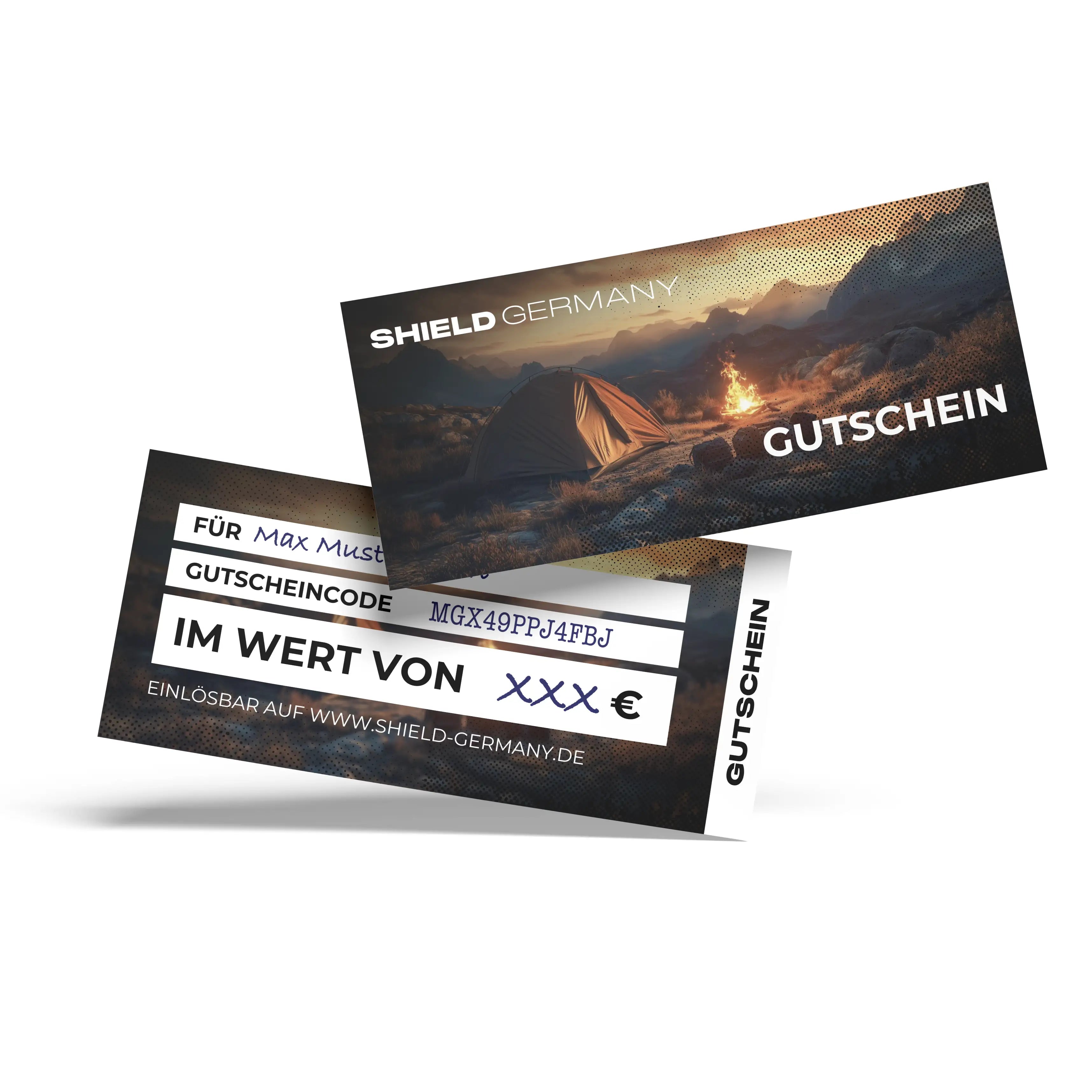 SHIELD Germany Geschenk Gutschein - Outdoor Design