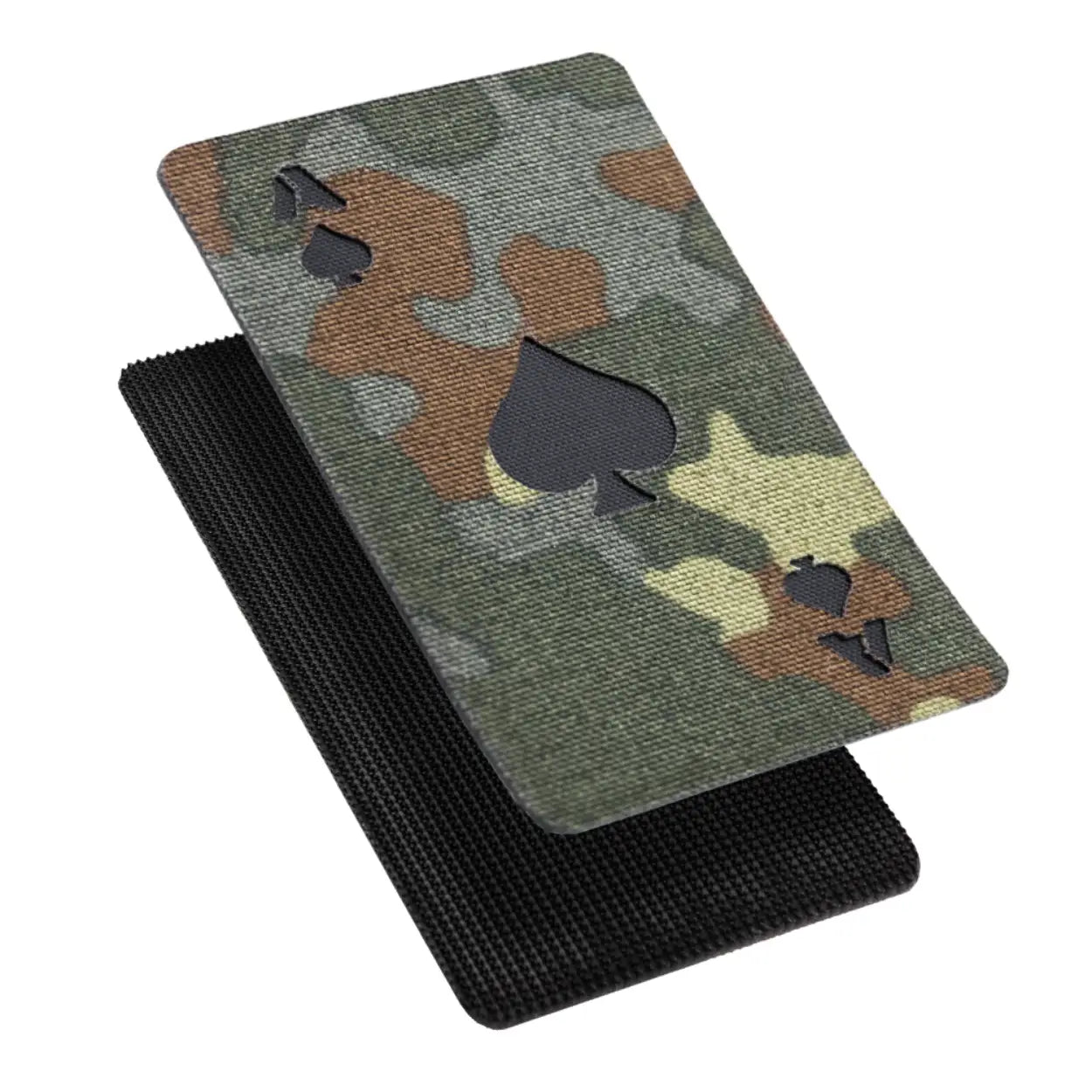 Lasercut Patch - Ace of Spades - 5 Farben Flecktarn