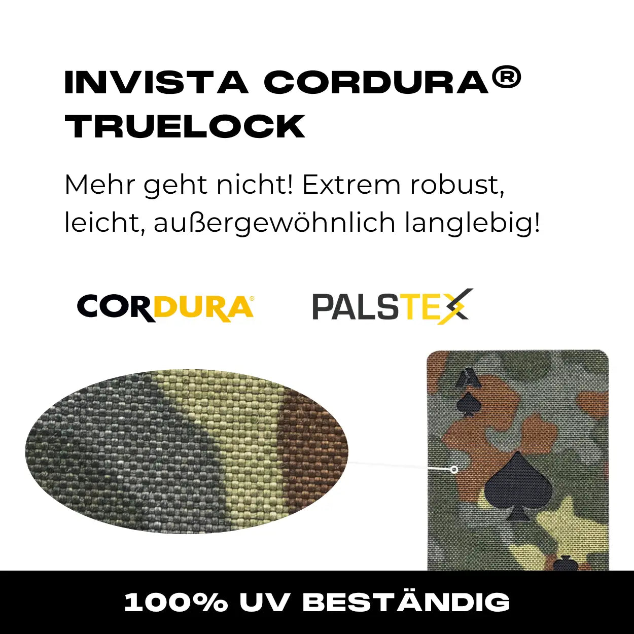 Lasercut Patch - Ace of Spades - 5 Farben Flecktarn