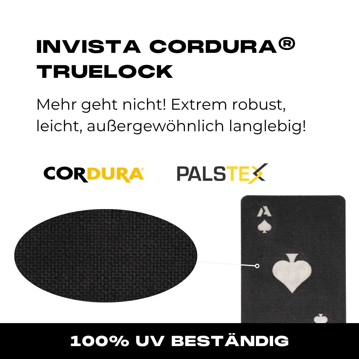 Lasercut Patch - Ace of Spades - Schwarz