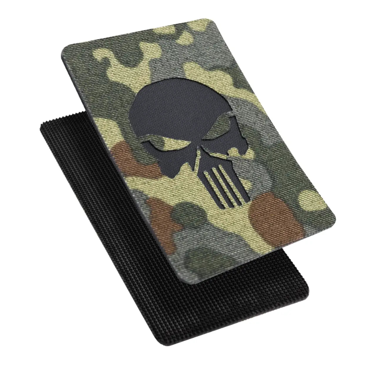 Lasercut Patch - Punisher - 5 Farben Flecktarn