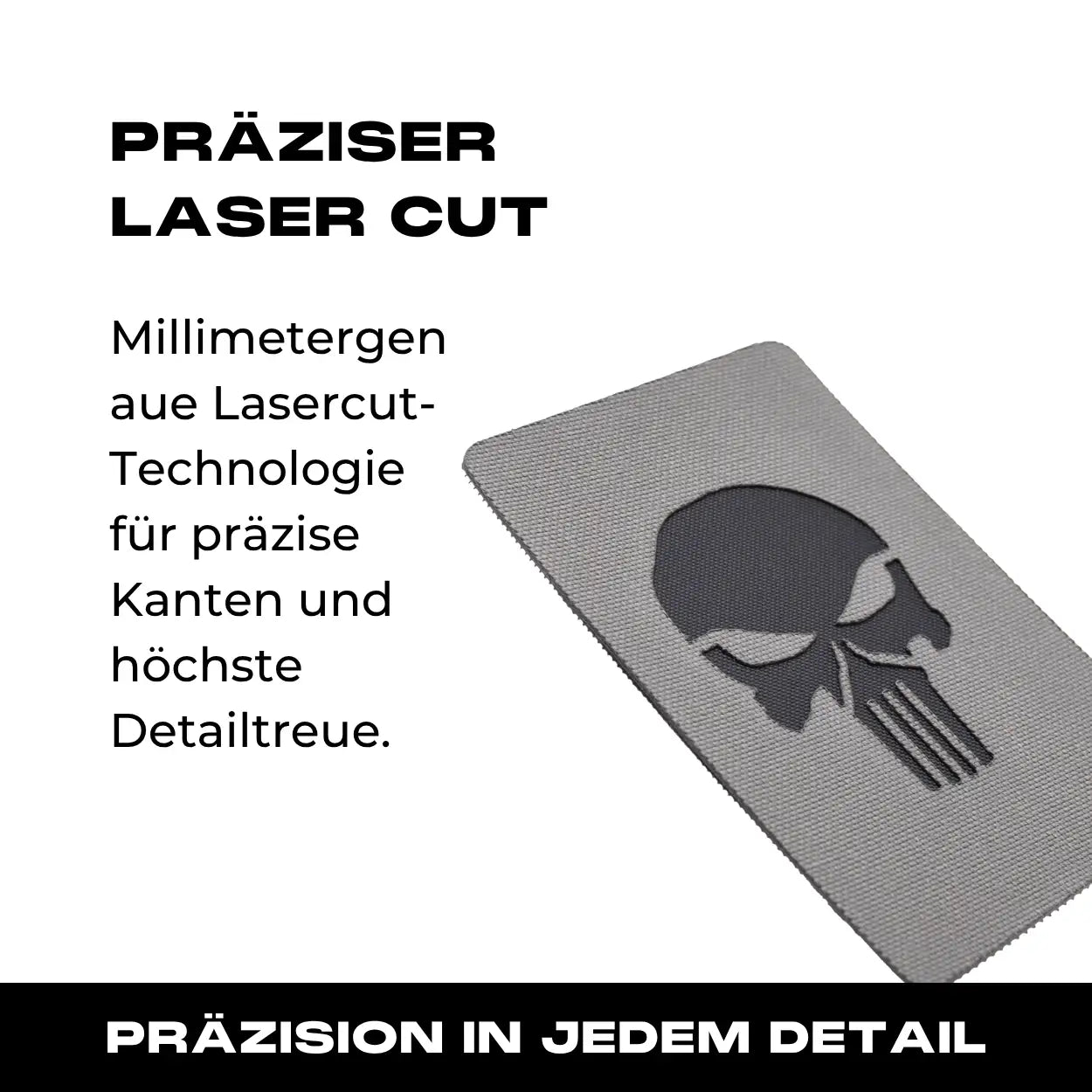 Lasercut Patch - Punisher - Wolfgrey