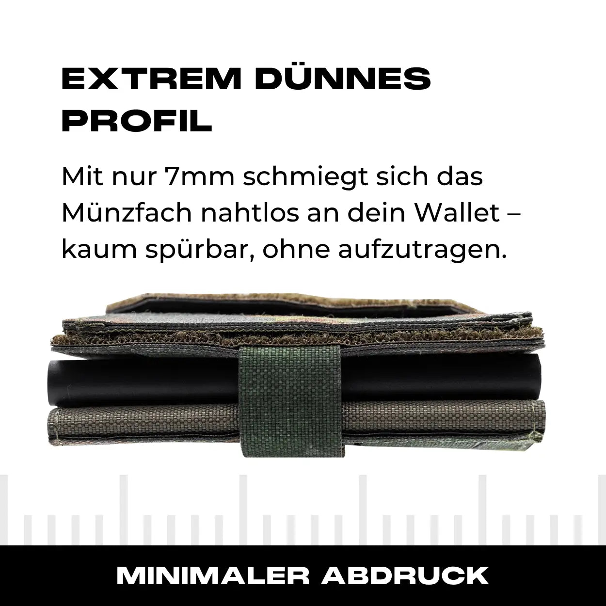 Tactical Wallet Münzfach - 5-Farben Flecktarn
