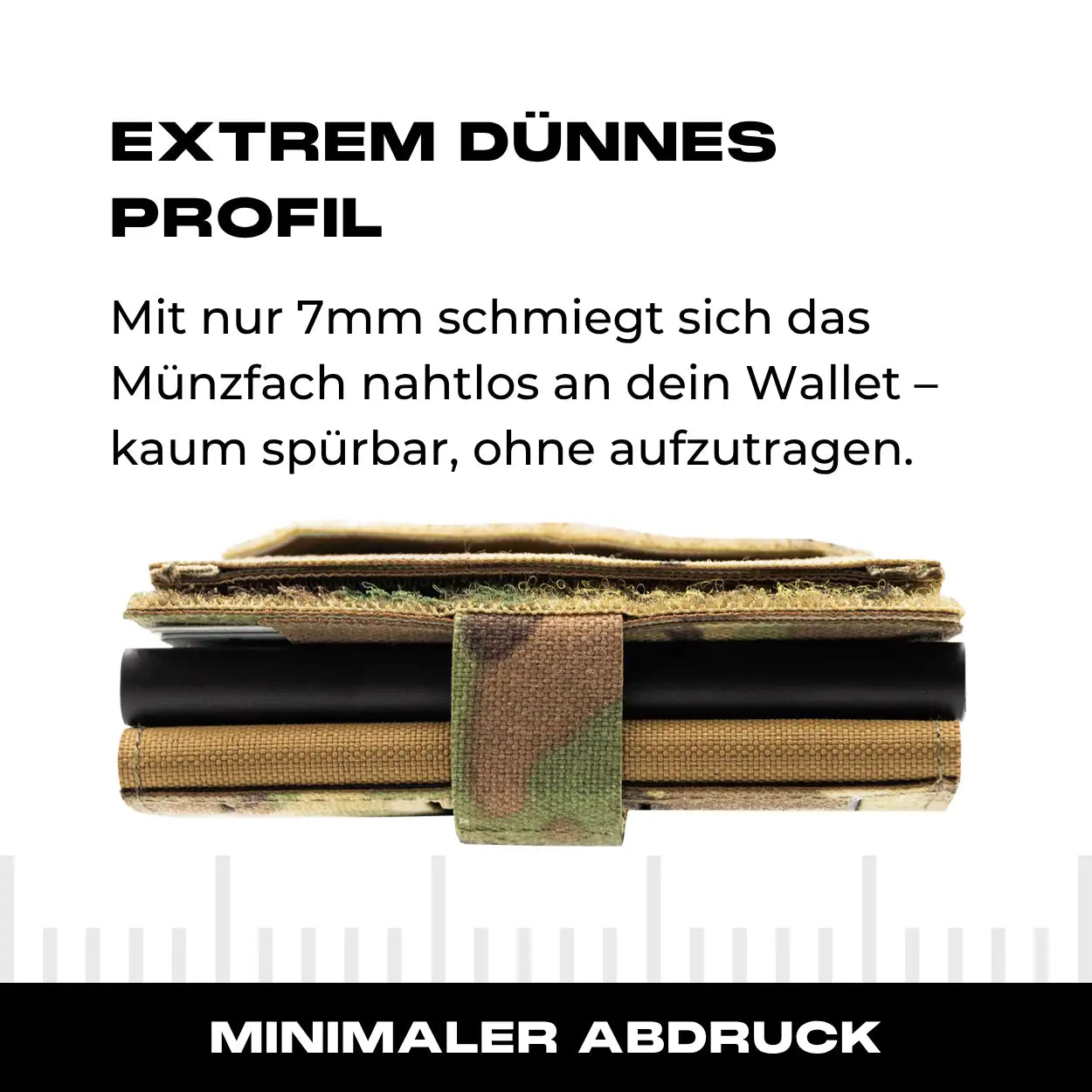 Tactical Wallet Münzfach - Multicam Hell