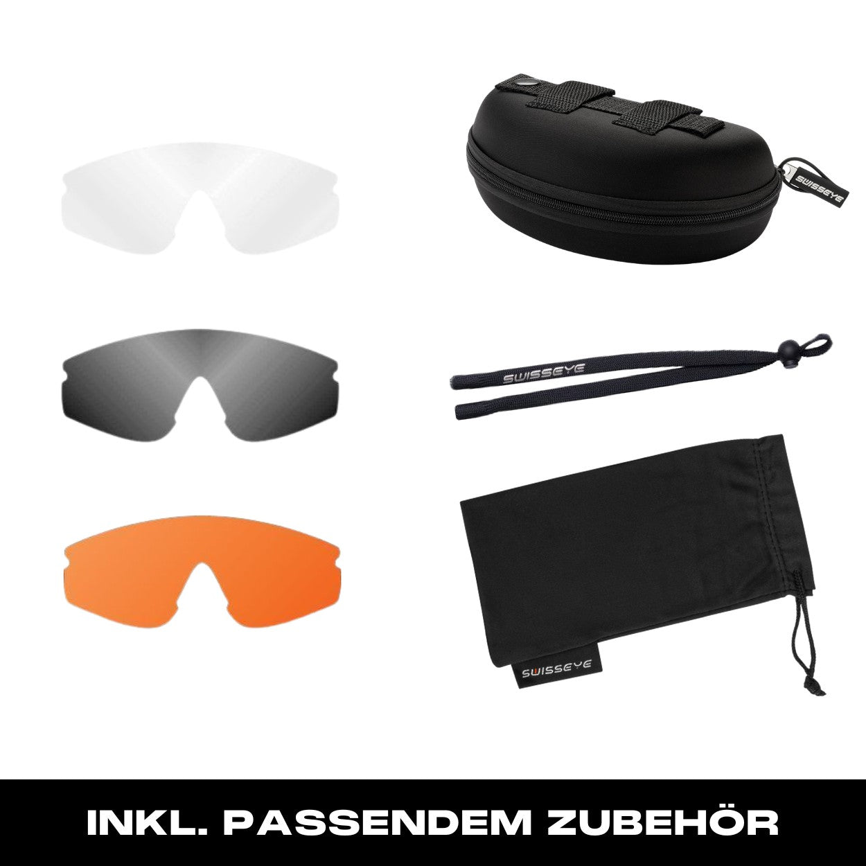 Swiss Eye Raptor Pro Schießbrille Schwarz