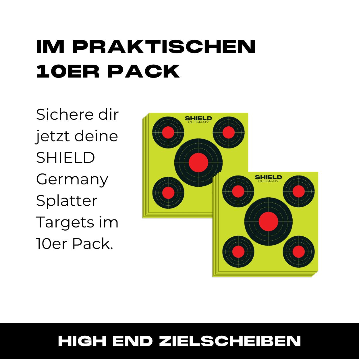 SHIELD Splatter Targets 10er Pack 30x30cm - 06