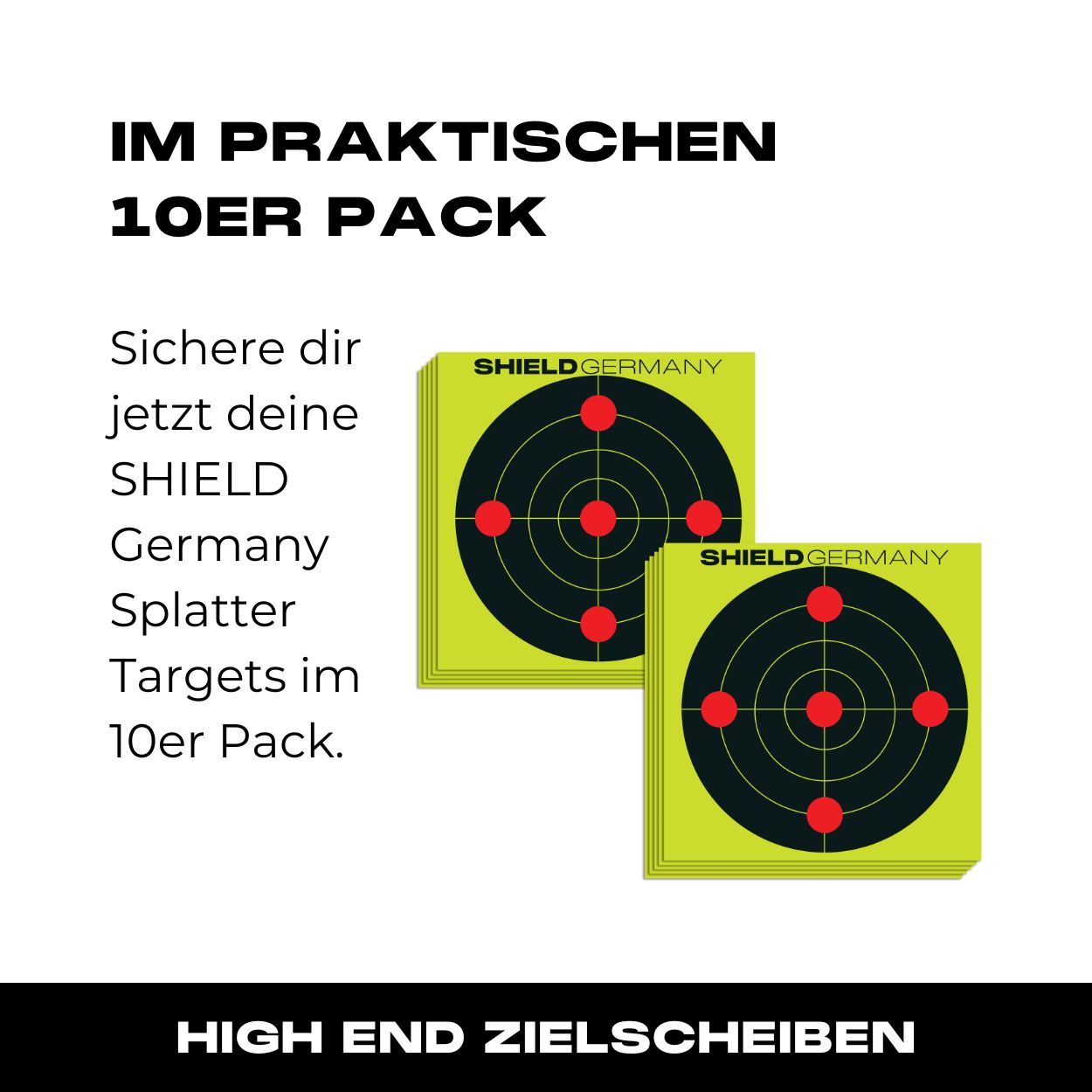 SHIELD Splatter Targets 10er Pack 30x30cm - 07