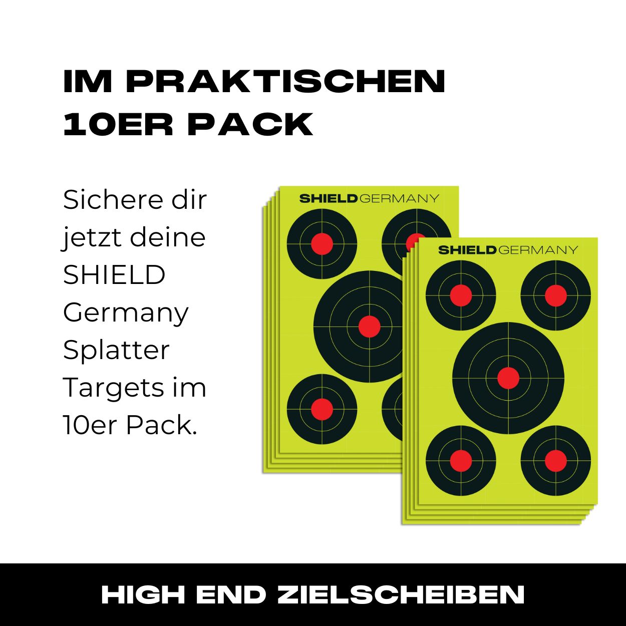 SHIELD Splatter Targets 10er Pack 45x30cm - 01