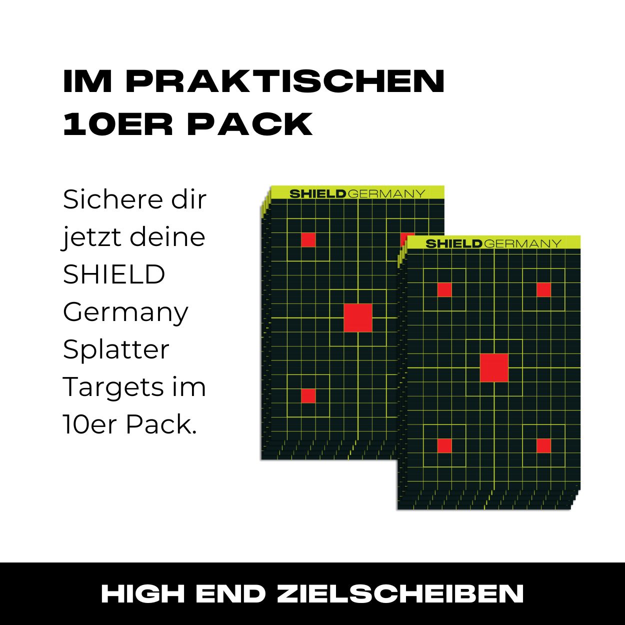 SHIELD Splatter Targets 10er Pack 45x30cm - 04