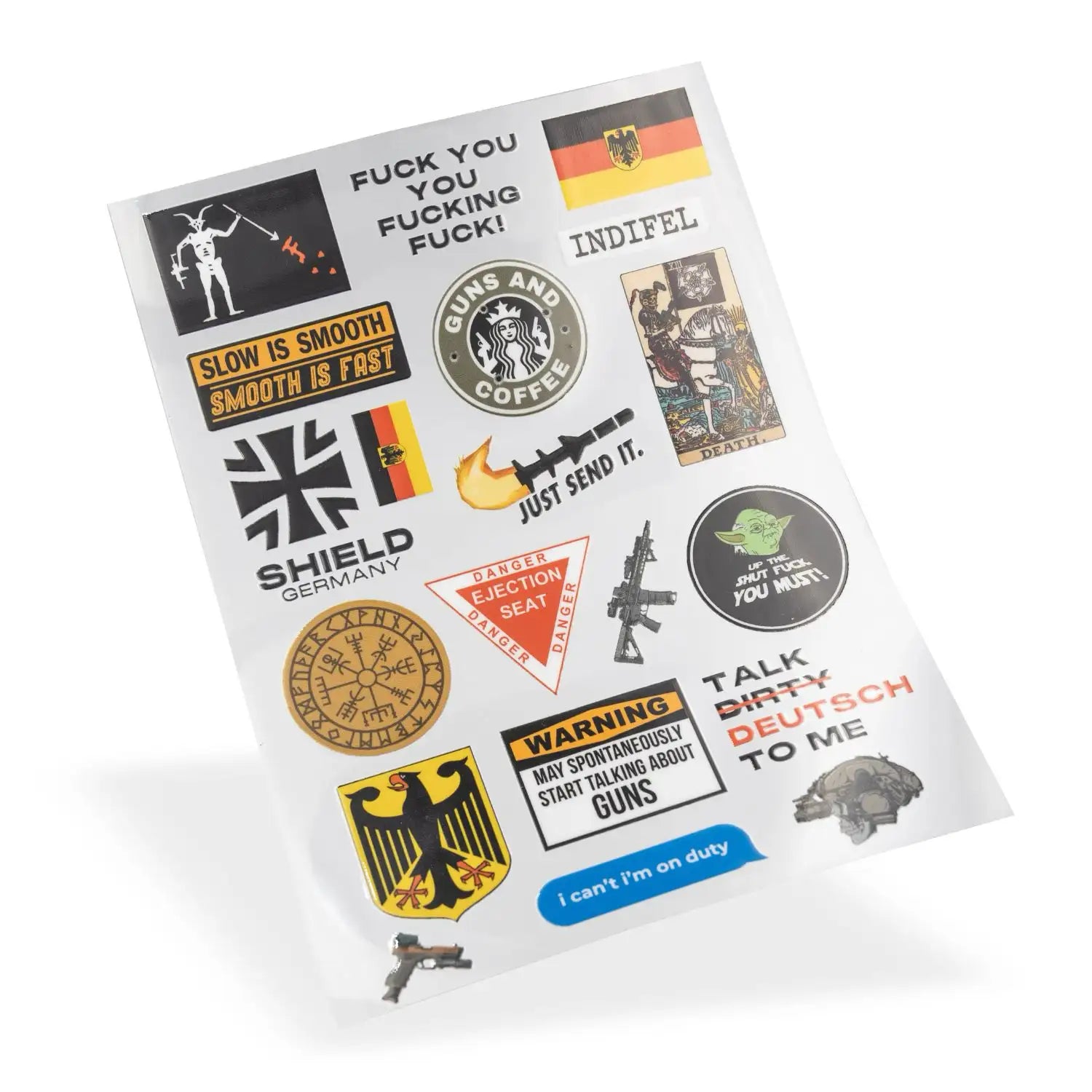 Sticker Set - Tactical 01 - DIN A5