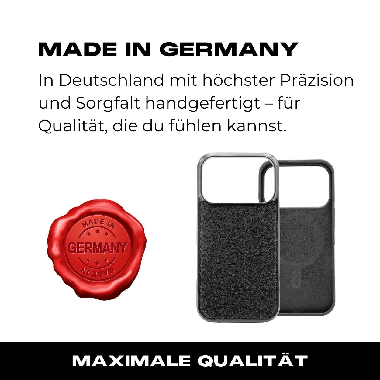 Tactical Case mit schwarzem Flauschklett - iPhone 17 Reihe