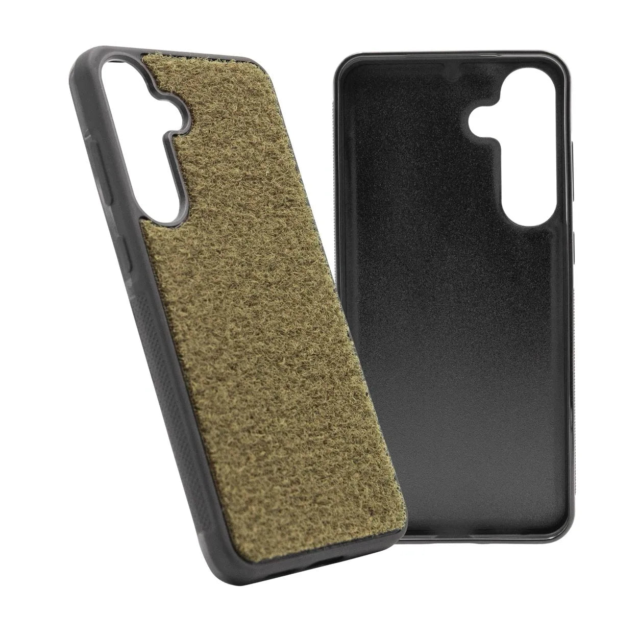 Tactical Case mit Steingrau Oliv Flauschklett - Samsung Galaxy S23 Reihe