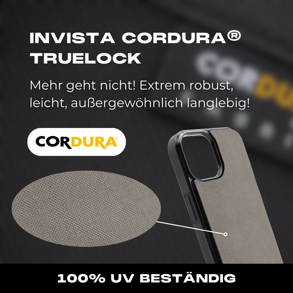Tactical Case Cordura Panel - iPhone 15 Reihe
