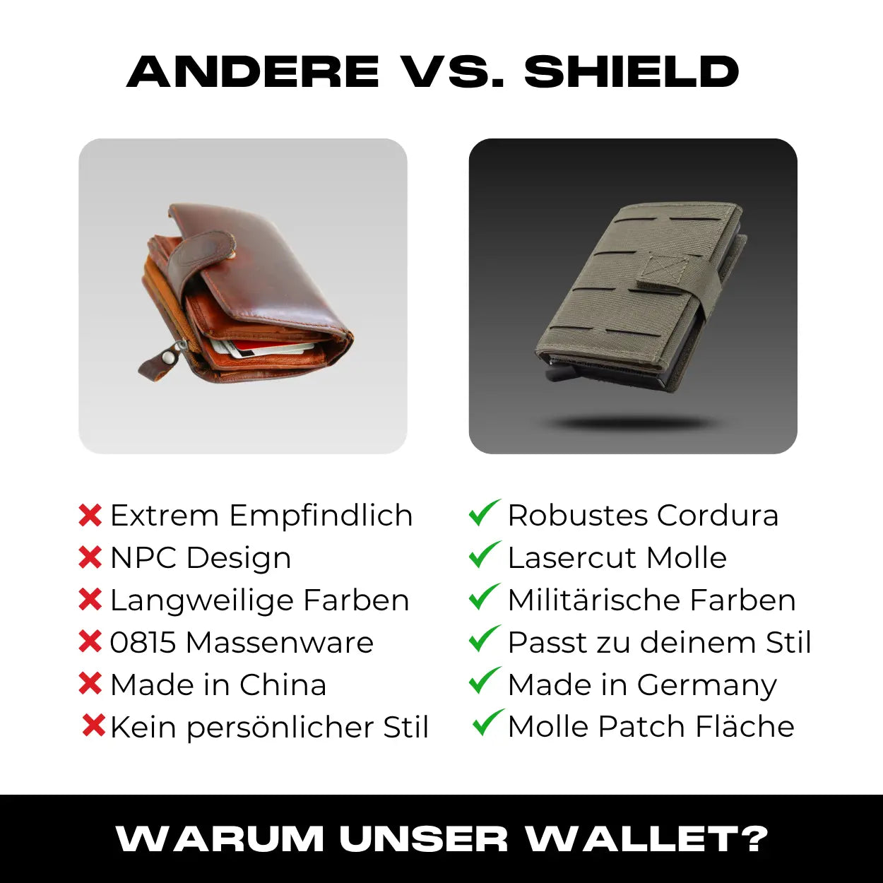 Tactical Wallet MK2 - Steingrau Oliv