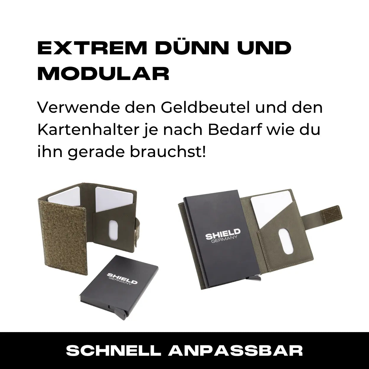 Tactical Wallet MK2 - Steingrau Oliv