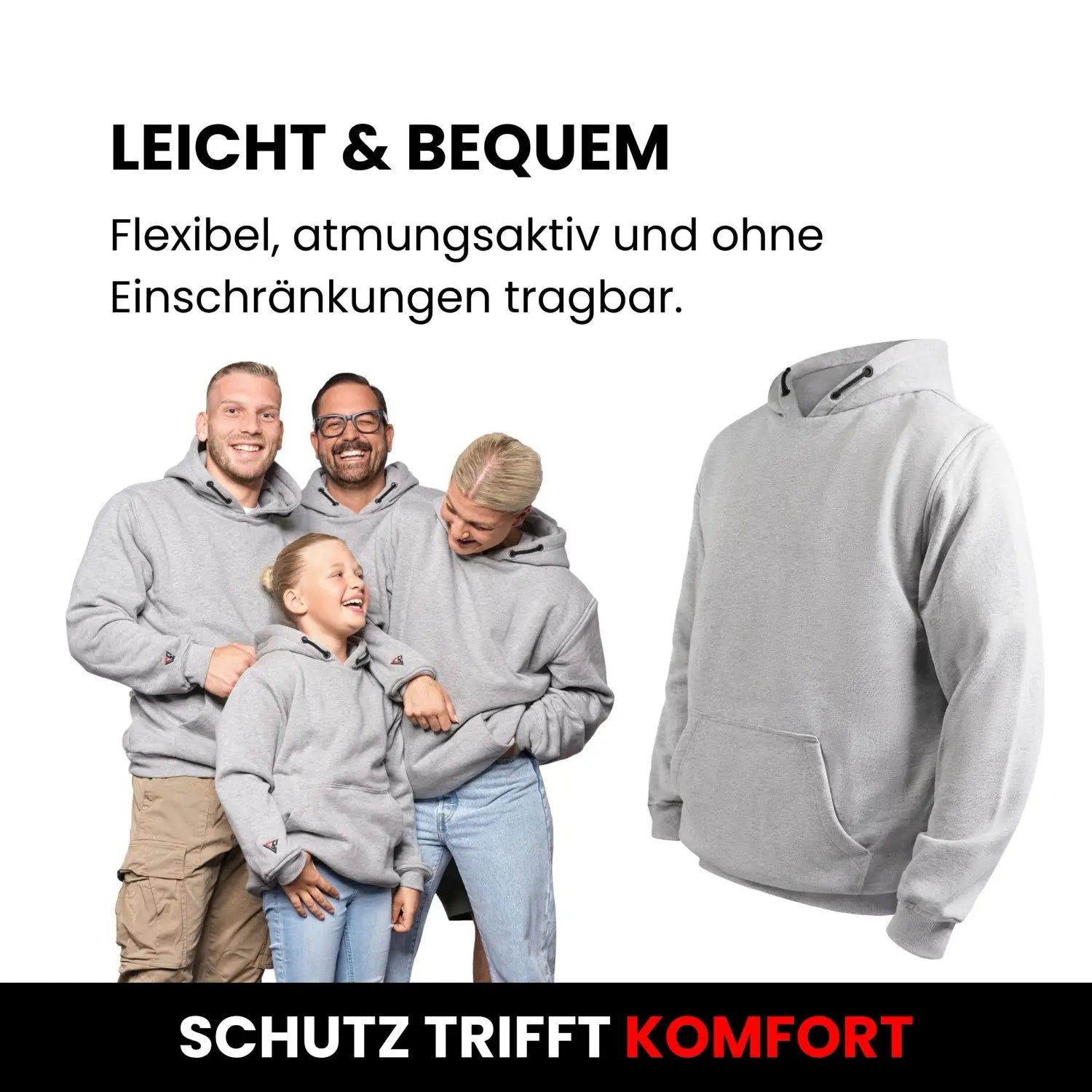 Protector Pro Hoodie - Schnitt- und Stichhemmend