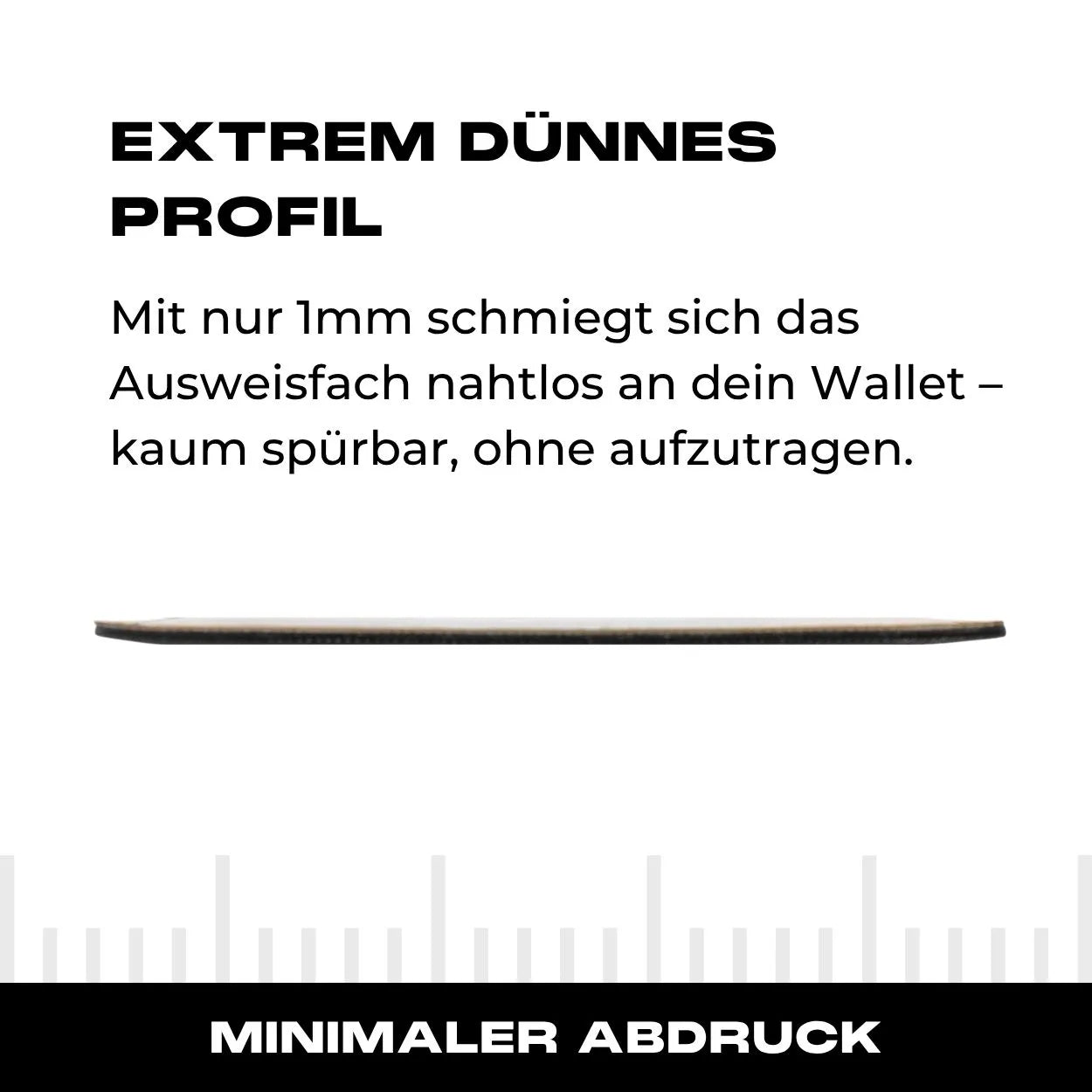 Ausweisfach mit Hakenklett in Steingrau Oliv