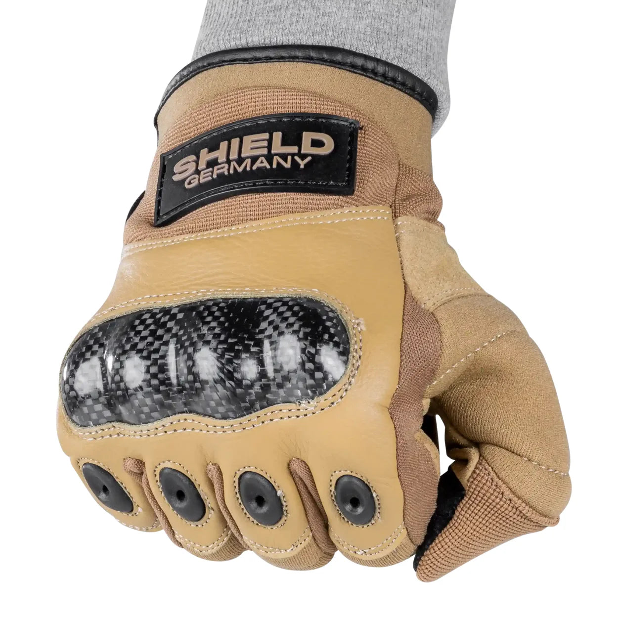 Tactical Carbon Einsatzhandschuh - SAND