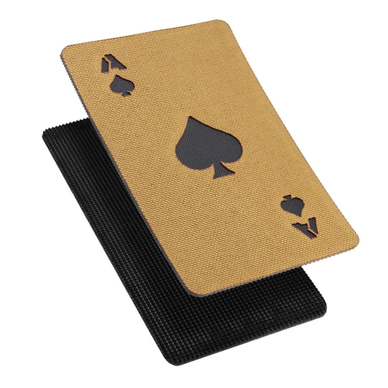 Lasercut Patch - Ace of Spades - Coyote