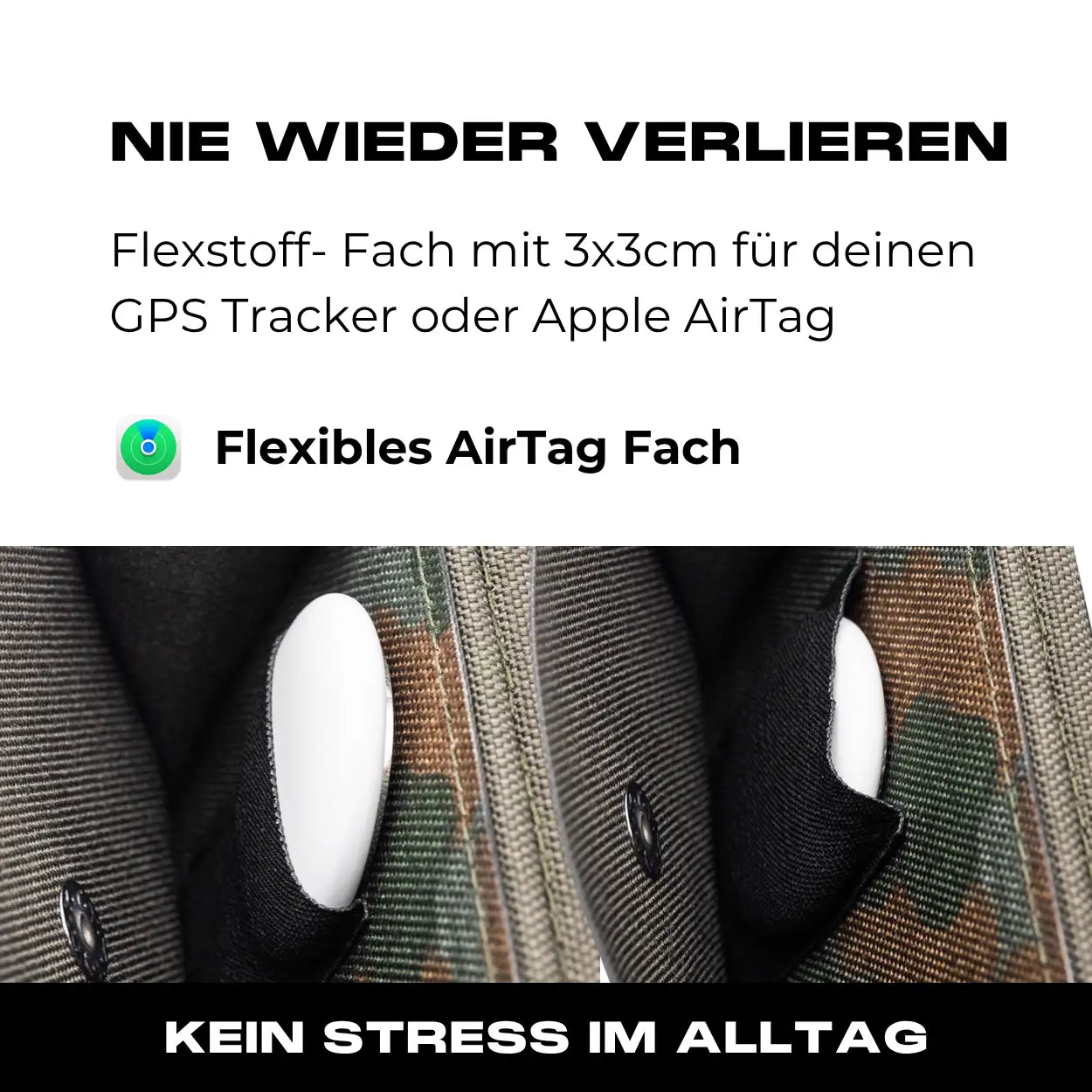 Tactical Wallet Münzfach - 5-Farben Flecktarn