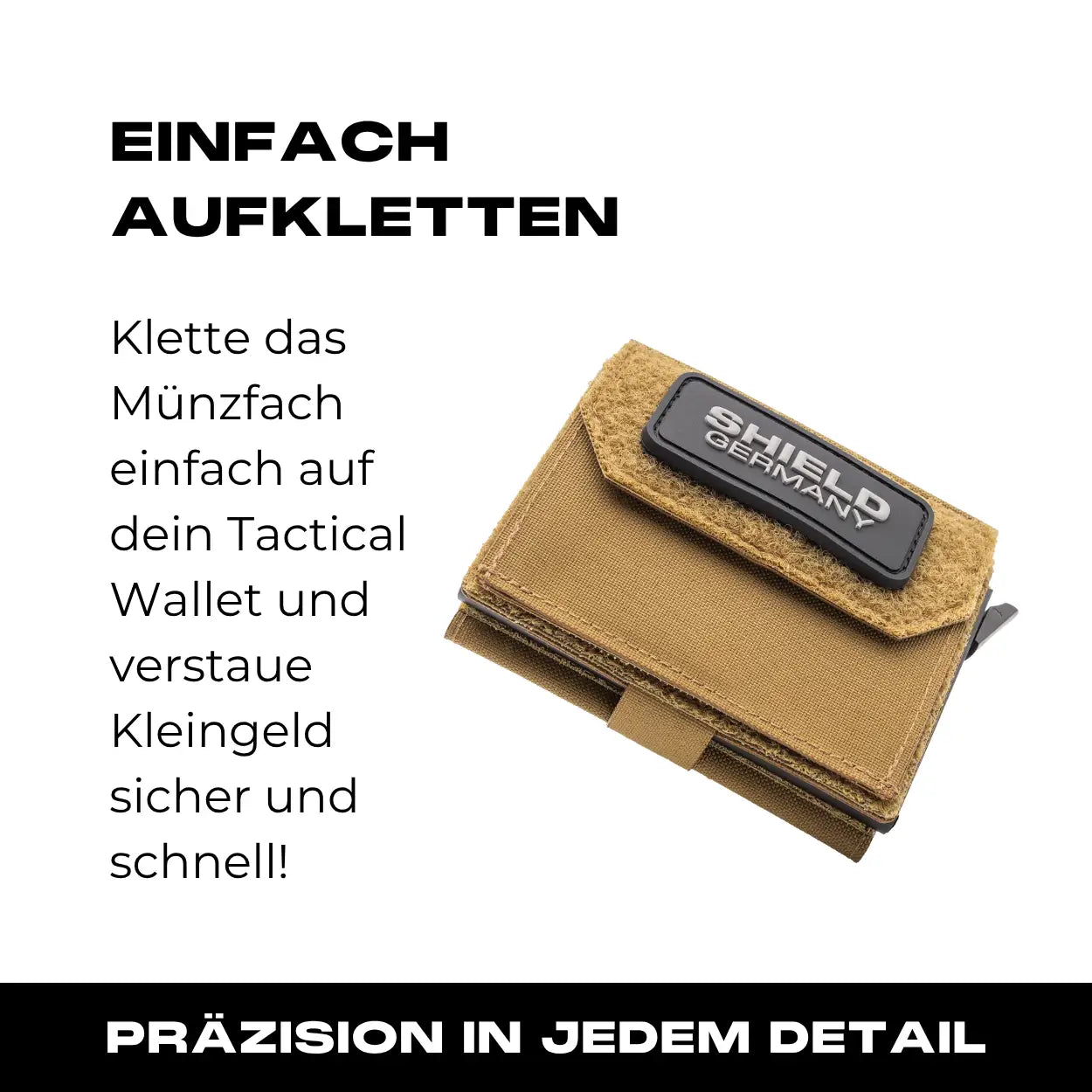 Tactical Wallet Münzfach - Coyote