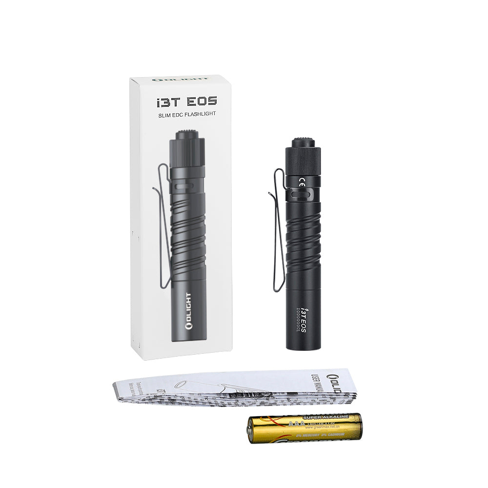 Olight I3T EOS EDC Taschenlampe Schwarz