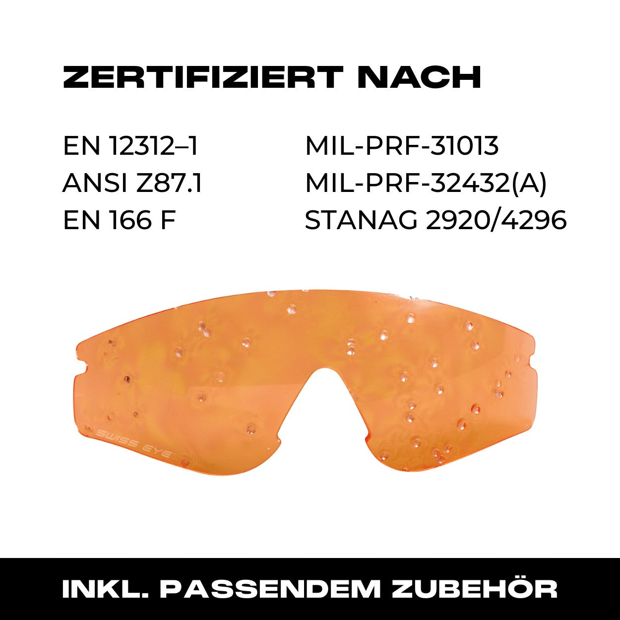 Swiss Eye Nighthawk Schießbrille Oliv