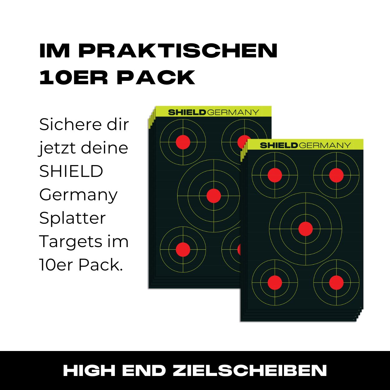 SHIELD Splatter Targets 10er Pack 45x30cm - 02