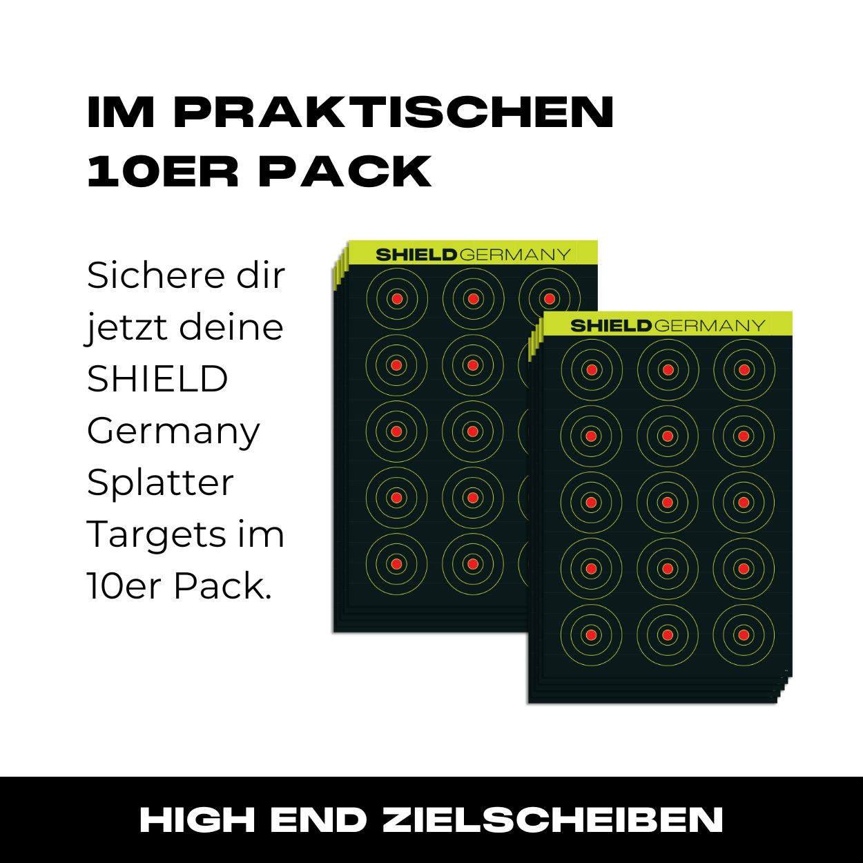 SHIELD Splatter Targets 10er Pack 45x30cm - 03