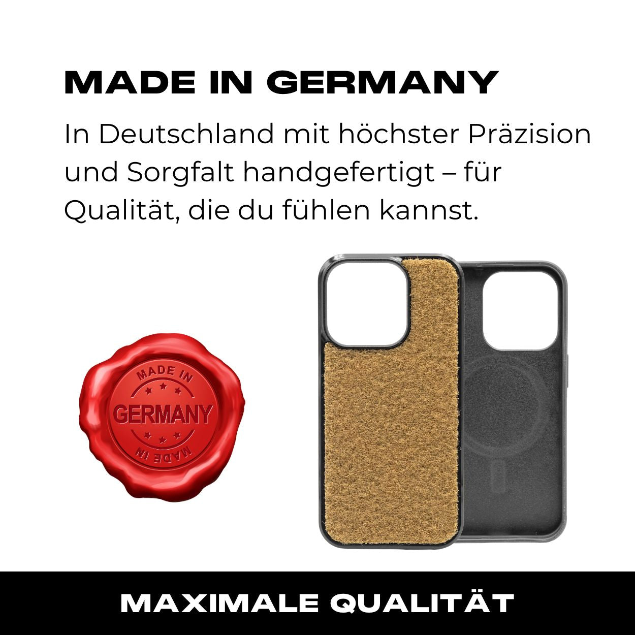 Tactical Case mit Coyote Flauschklett - iPhone 15 Reihe