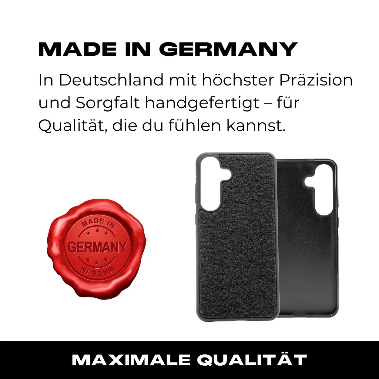 Tactical Case mit schwarzem Flauschklett - Samsung Galaxy S24 Reihe