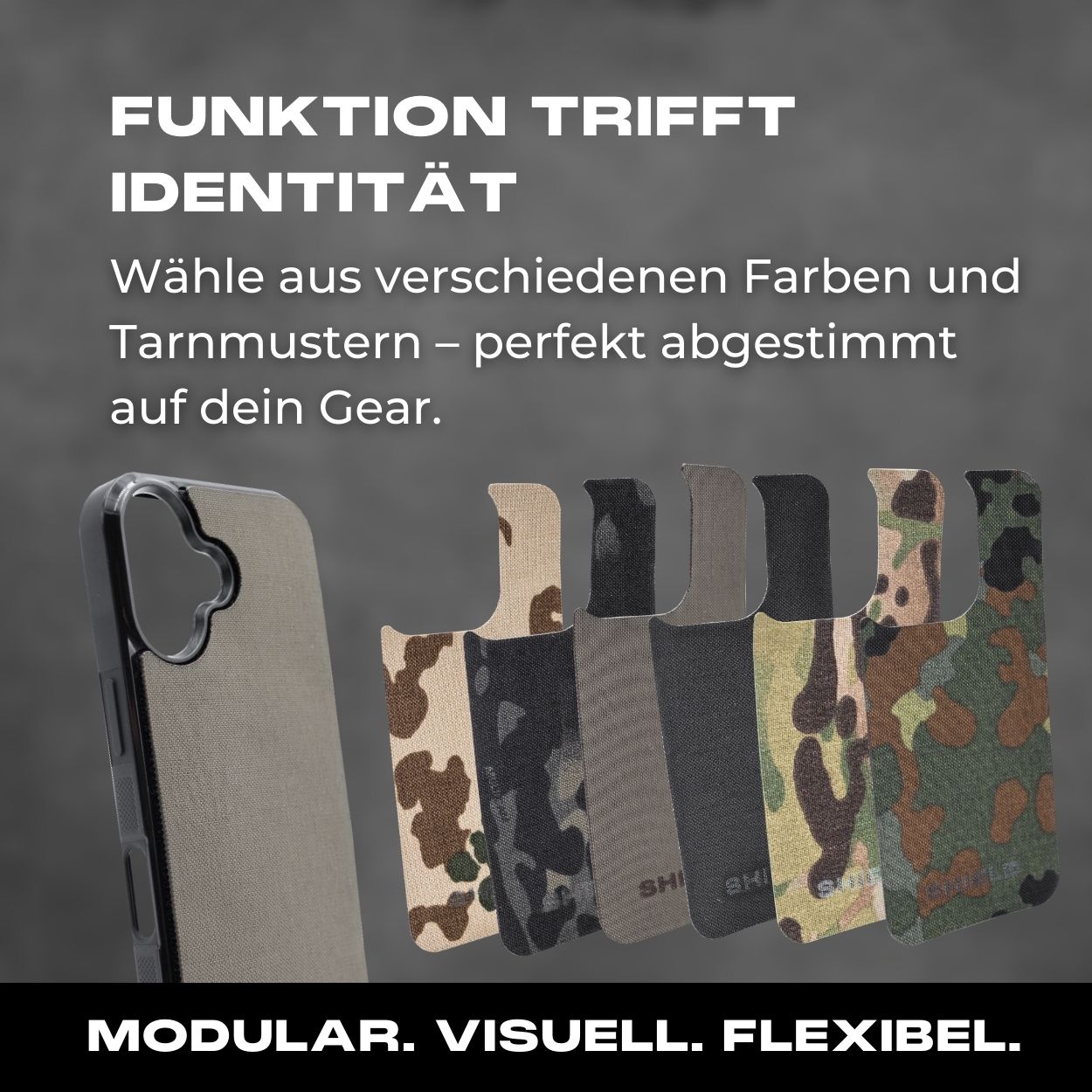 Tactical Case Cordura Panel - iPhone 16 Reihe