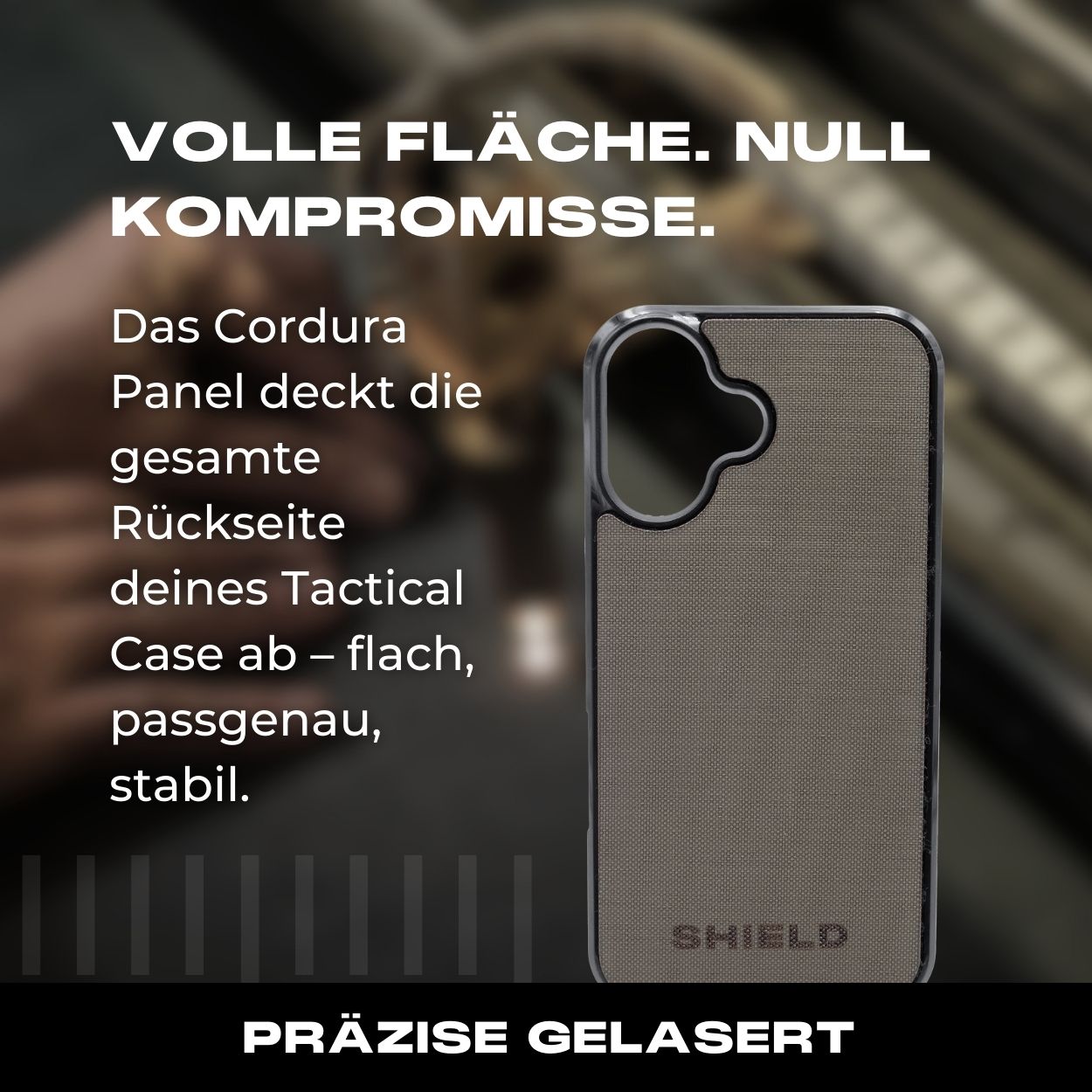 Tactical Case Cordura Panel - iPhone 16 Reihe