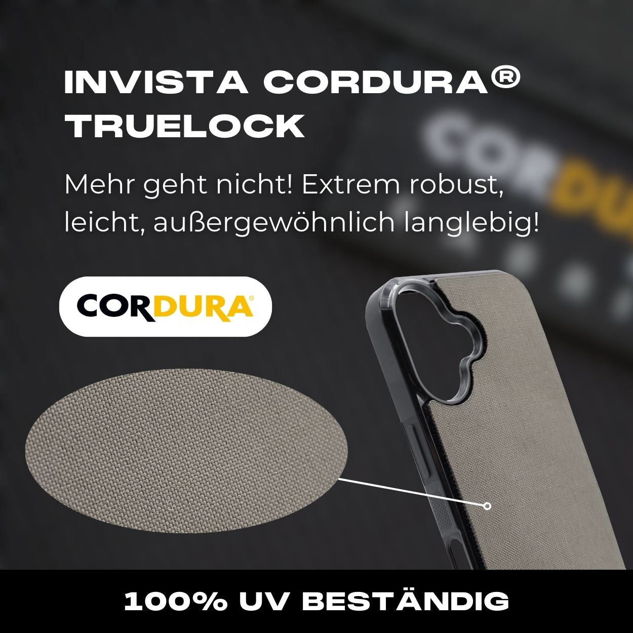 Tactical Case Cordura Panel - iPhone 16 Reihe